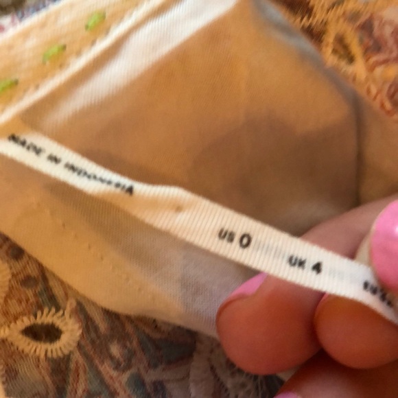 NWOT Anthropologie top open back tank size 0 - Picture 3 of 5